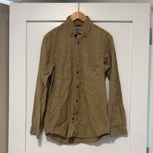 Carhartt Tan Long-Sleeve Shirt